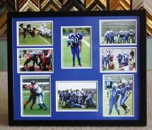Sports memorabilia, team pictures, Sport Awards, framed sports items